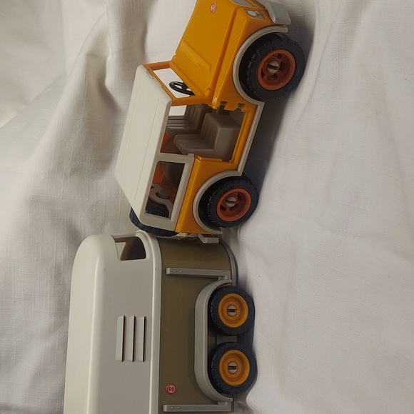 schleich | Toys | Schleich Jeep Horse Trailer Vintage Farm Ranch Orange ...